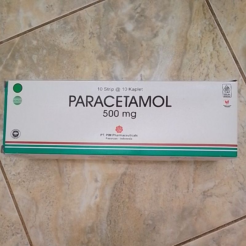 paracetamol tablet per strip