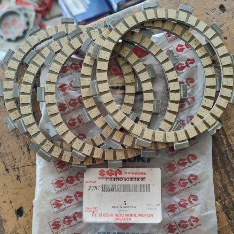 kampas kopling satria fu ori resmi suzuki