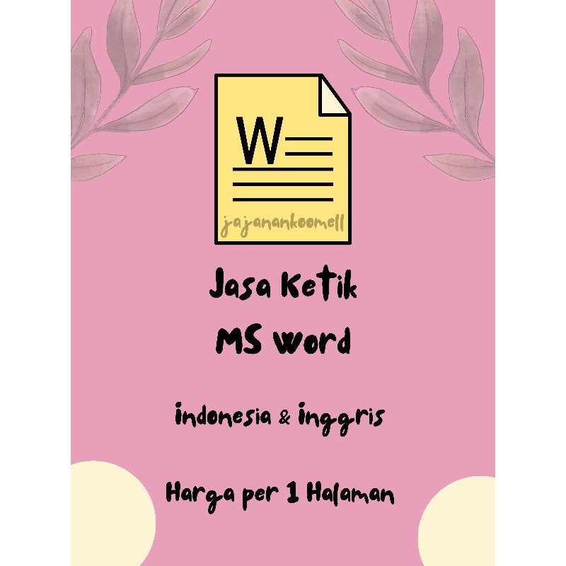 Jasa Ketik Word