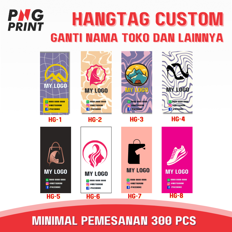 

HANGTAG CUSTOM - HANG TAG - HANGTAG BAJU, JAKET, SEPATU