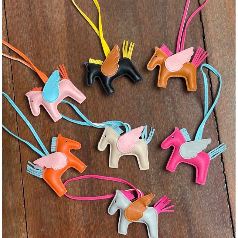 KODE J44H Gantungan Kuda Rodeo Pegase Horse  Mini Picotin Bag charm Accessories Tas Wanita