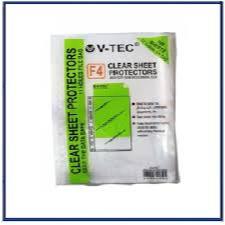 

CLEAR SHEET PROTECTOR V-TEC VT-303 F4 (100'S)