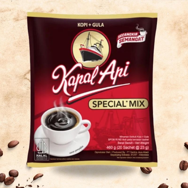 

Kapal Api Kopi Special Mix Bag [20 Sachet @ 23 Gram]