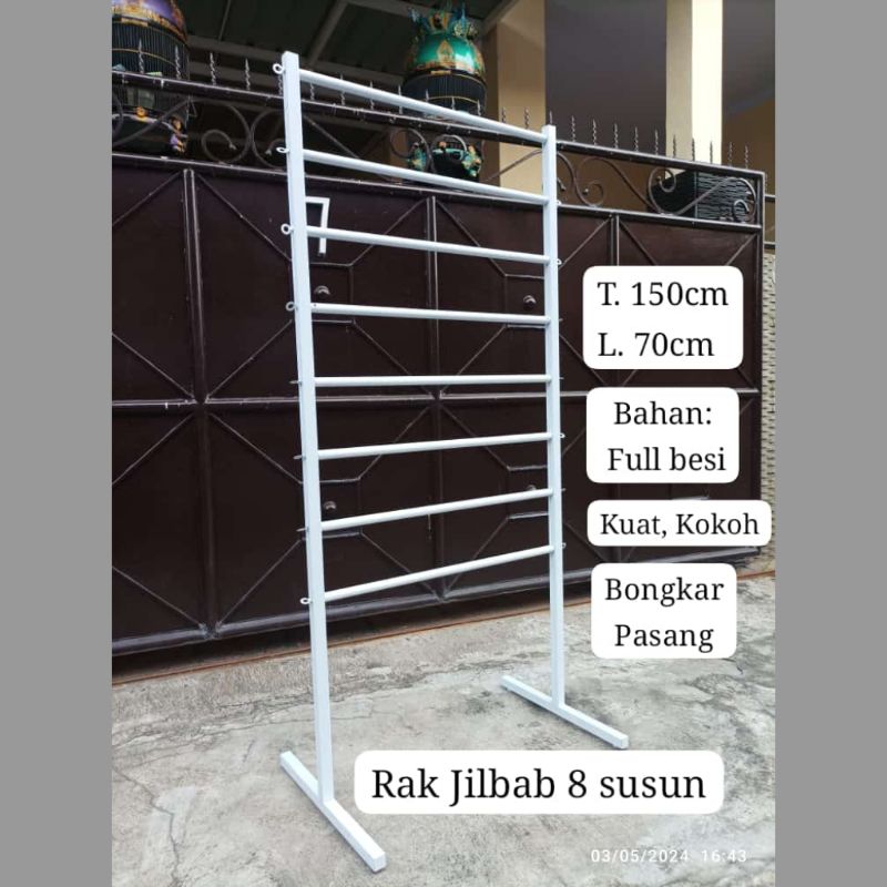 Rak Jilbab / Gantungan Jilbab / Gawang Jilbab / Rak Kerudung / Gawang Kerudung / Gantungan Kerudung