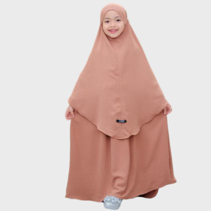 Salvina Kids Gamis Syar’i Anak Cadar Inara Set