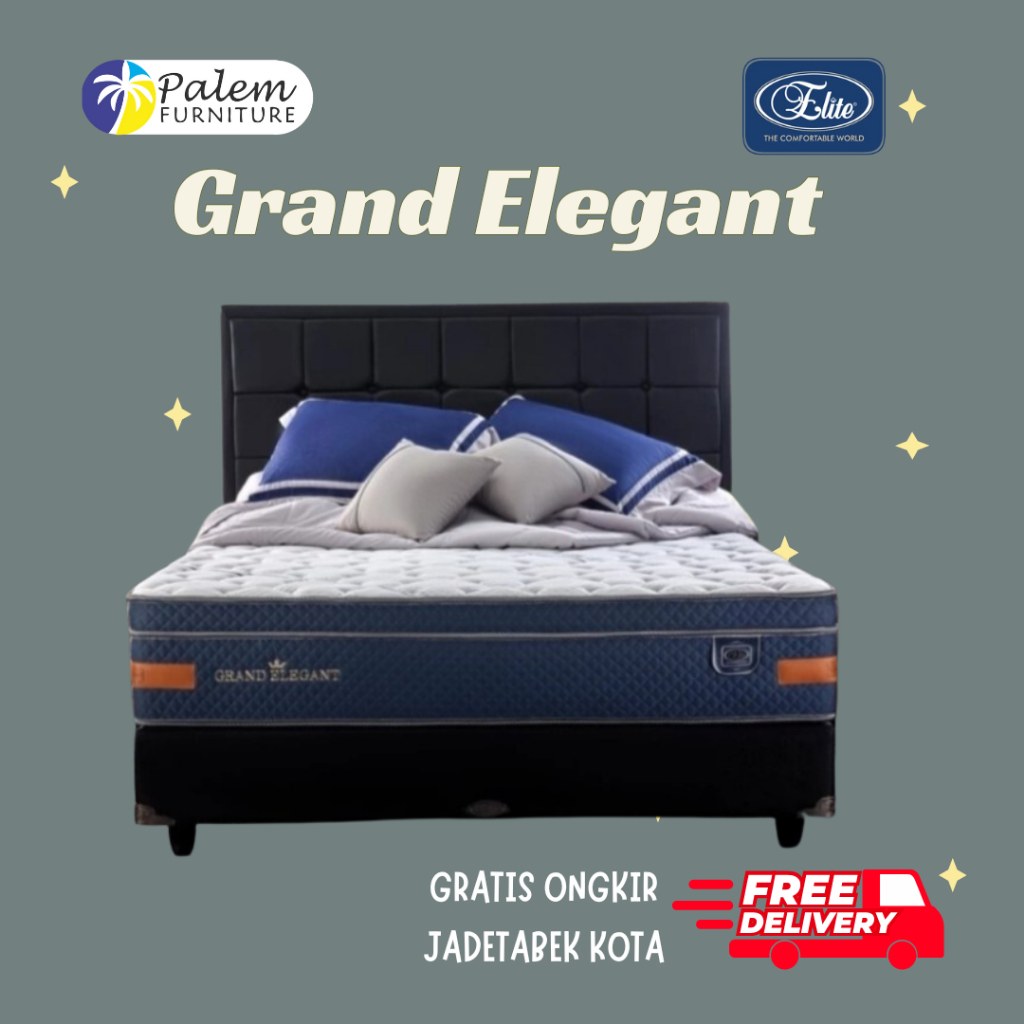 KASUR SPRING BED ELEGANT 160 X 200 ELITE (HANYA KASUR)