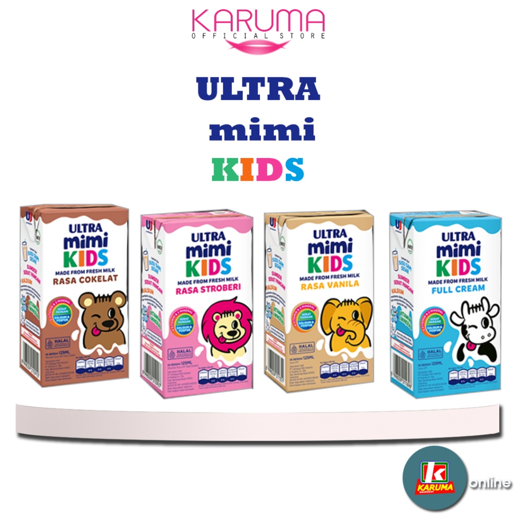 

ULTRA MIMI KIDS SUSU UHT | SUSU UHT ULTRA MIMI 125 ML SATUAN