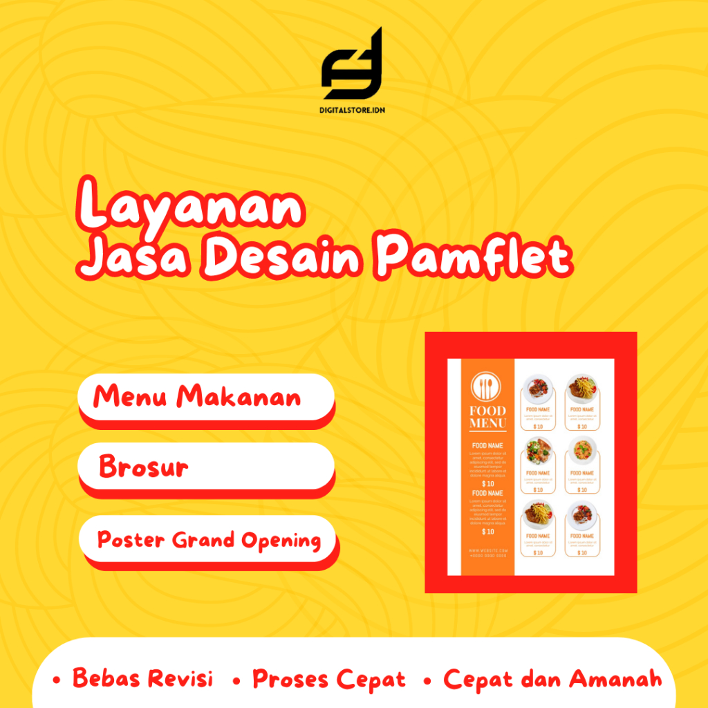 Desain Pamflet Berkualitas