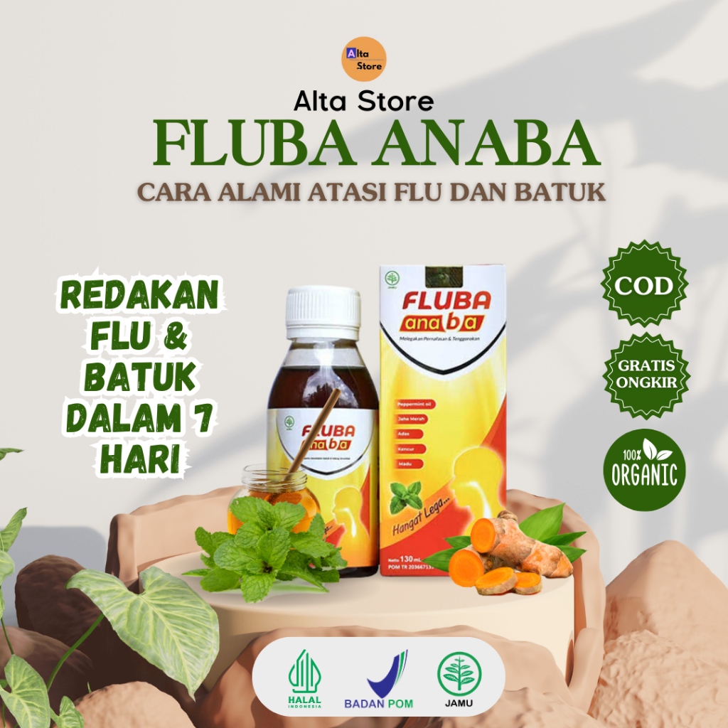 

Fluba Anaba Madu Herbal Atasi Infeksi Pernafasan Batuk Pilek Flu Radang Tenggorokan Samarinda