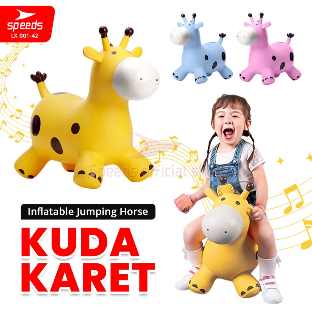 ART L99P SPEEDS Mainan Kuda Kudaan Karet Mainan Tunggangan Rocking Horse Animal Jumping Horse 142