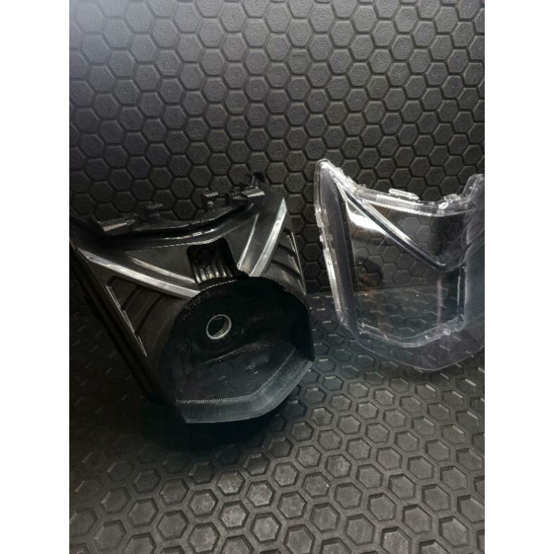 reflektor lampu dean beat FI 2013-2015 bahan modif biled projie 4lensa 2.5 4.5 inc