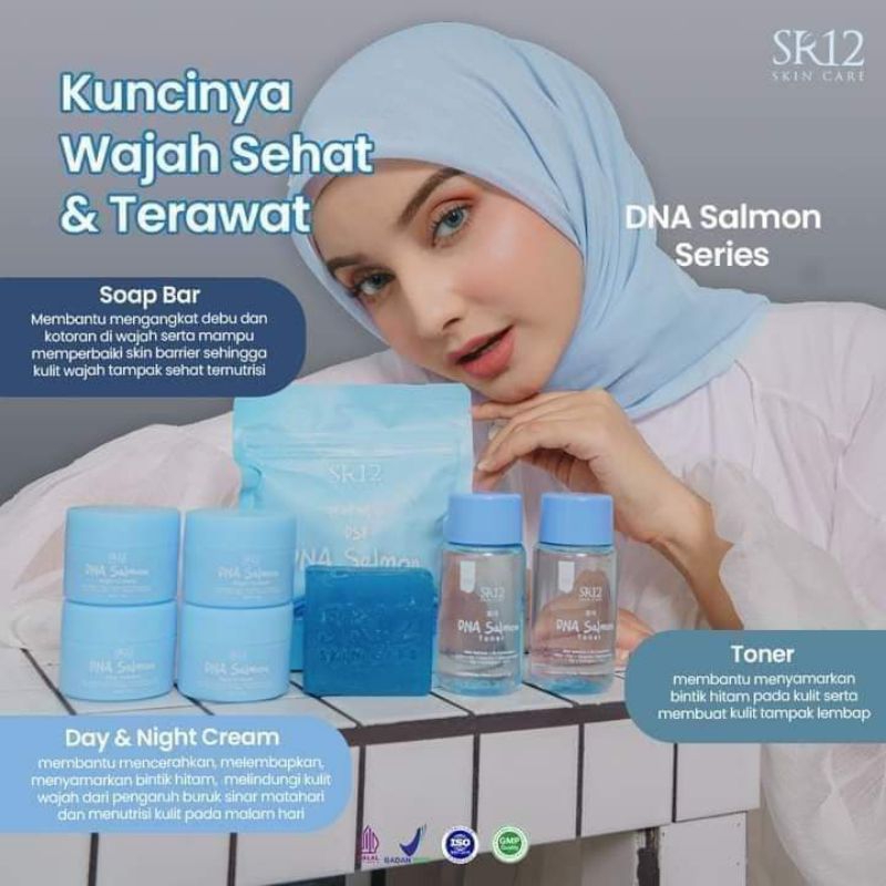 PAKET CREAM DNA SALMON SR12 (KRIM WAJAH DNA SALMON)