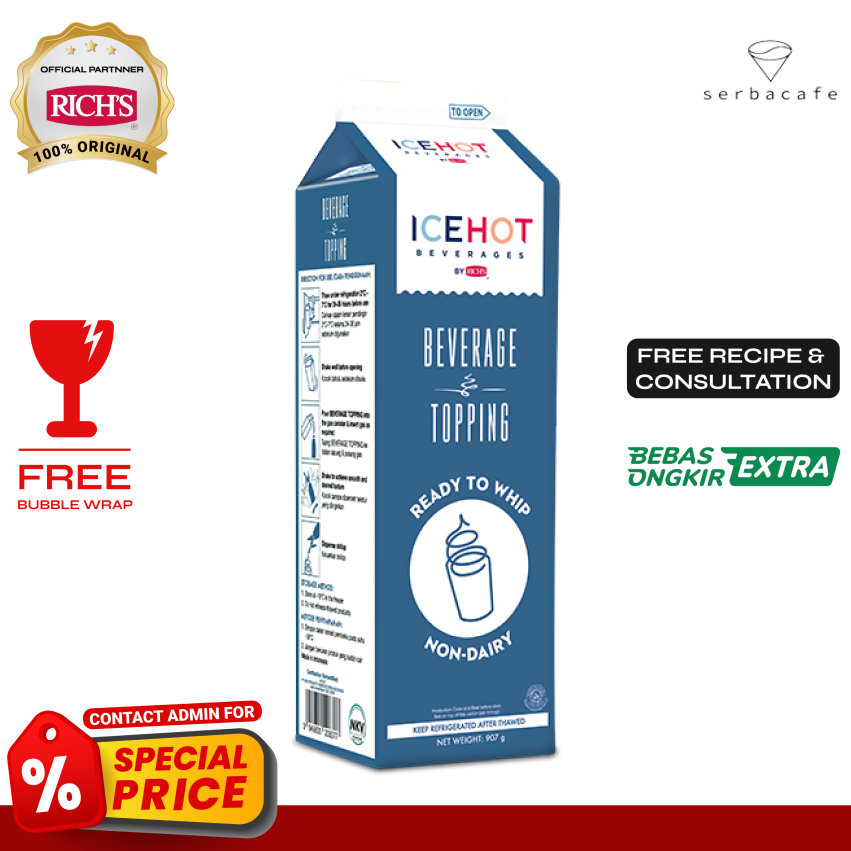 

Rich's Ice Hot Whip Cream Beverage Topping (907 gr)