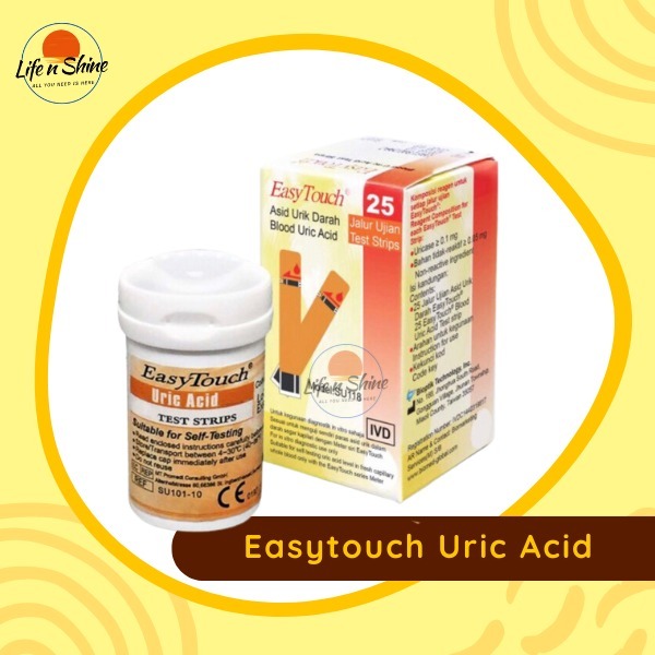 Easy Touch Strip Asam Urat / Stik Easy Touch Asam Urat / EasyTouch UA