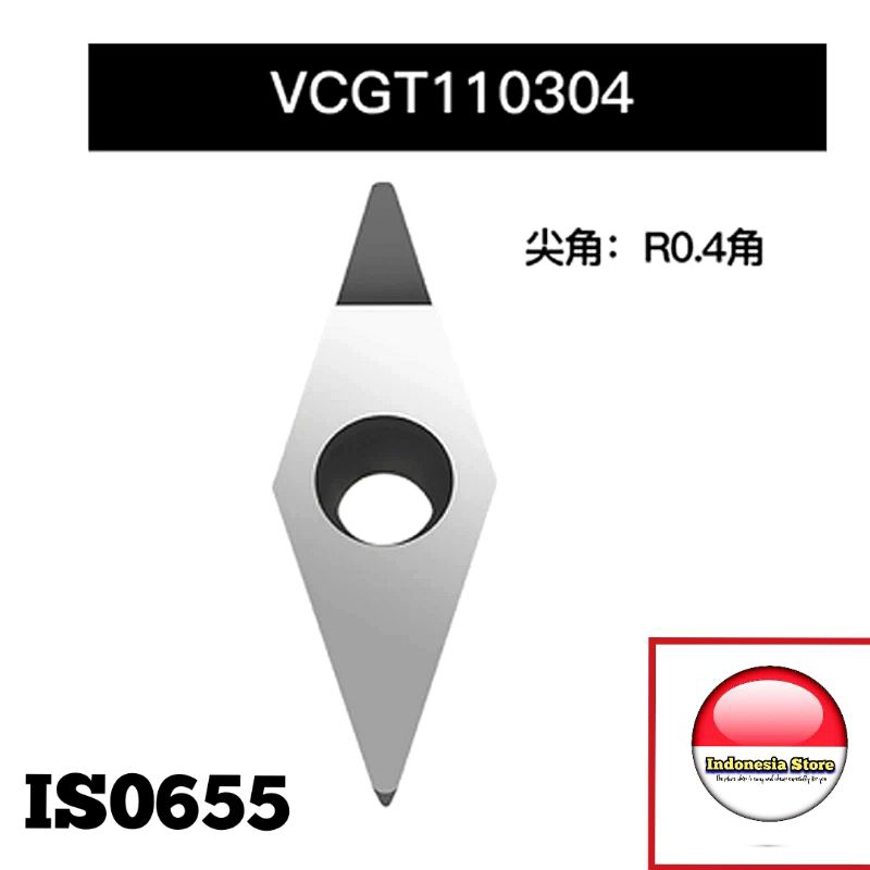 INSERT DIAMOND PCD VCGT110304 VCMT11 INSERT ALUMUNIUM KILAP KINCLONG BUKAN INSERT BUBUT BESI