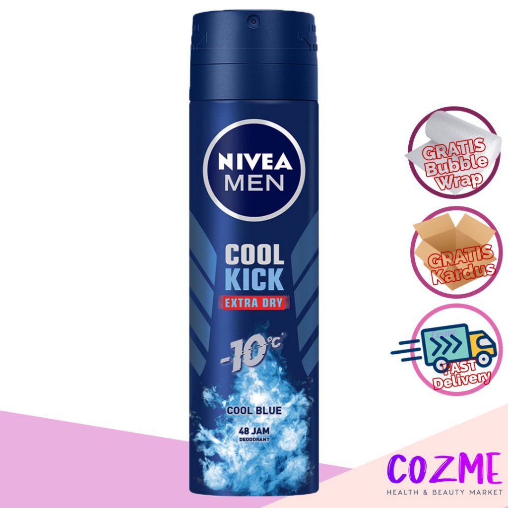 NIVEA MEN Deodorant Spray Cool Kick Extra Dry 150mL