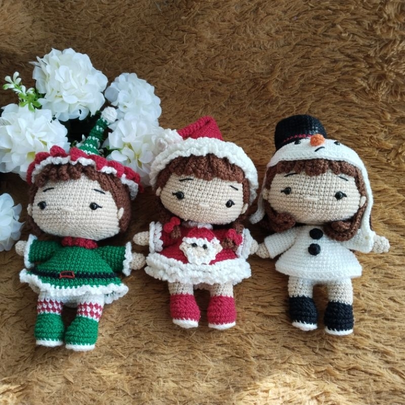 Boneka Amigurumi/rajut Special Natal