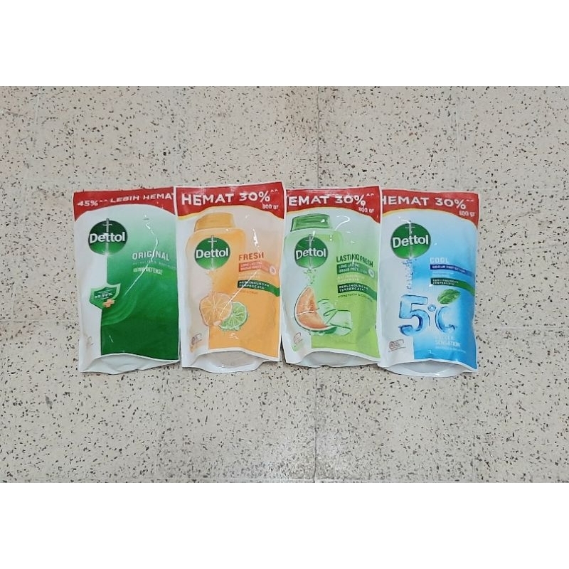 Dettol Body Wash Original Fresh Cool 720ml /800ml, Dettol Sabun Mandi Cair 720ml / 800ml