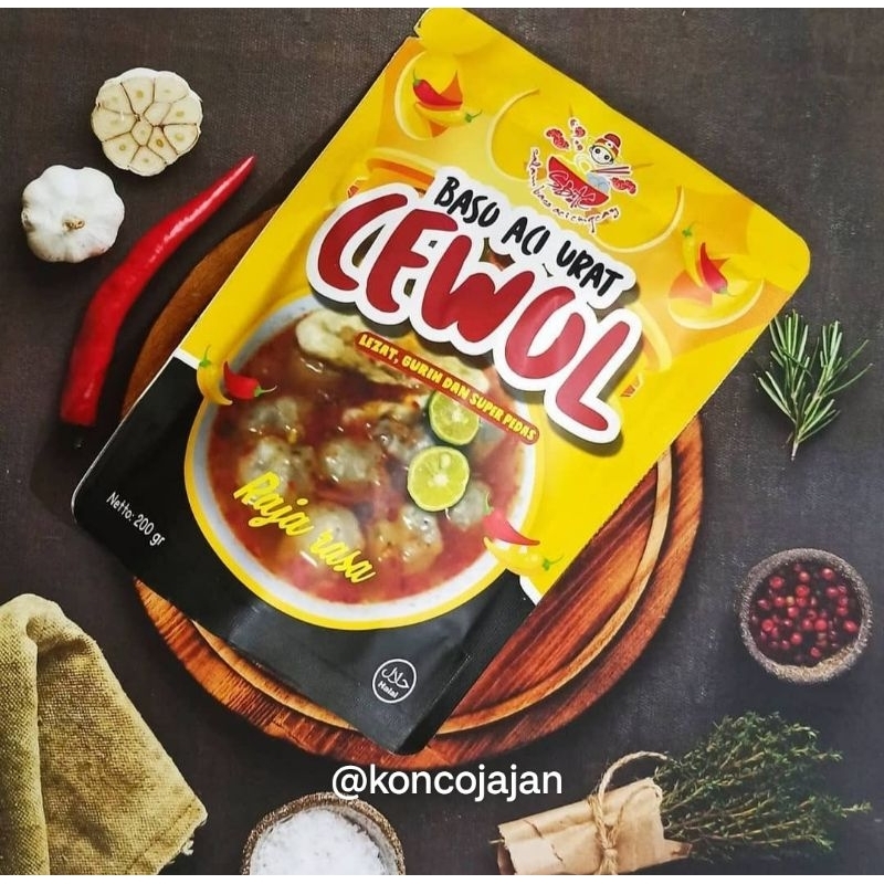 

CINGCAY Baso Aci Urat Cewul 200gr