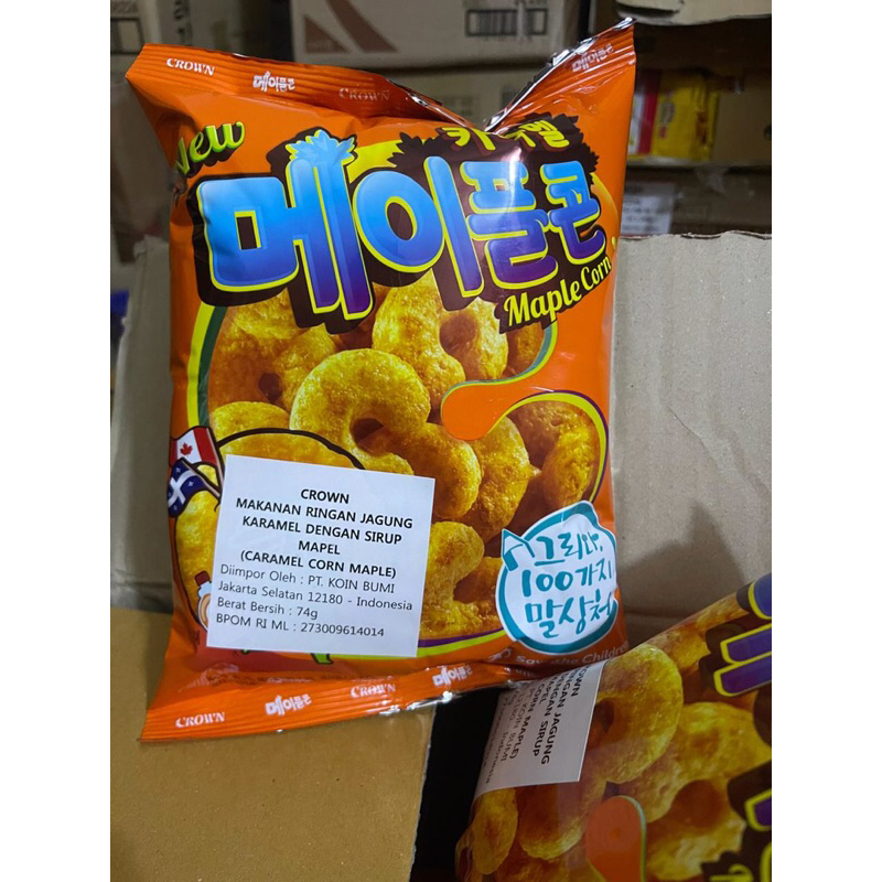 

Crown - Haitai Caramel Corn & Maple - 74g