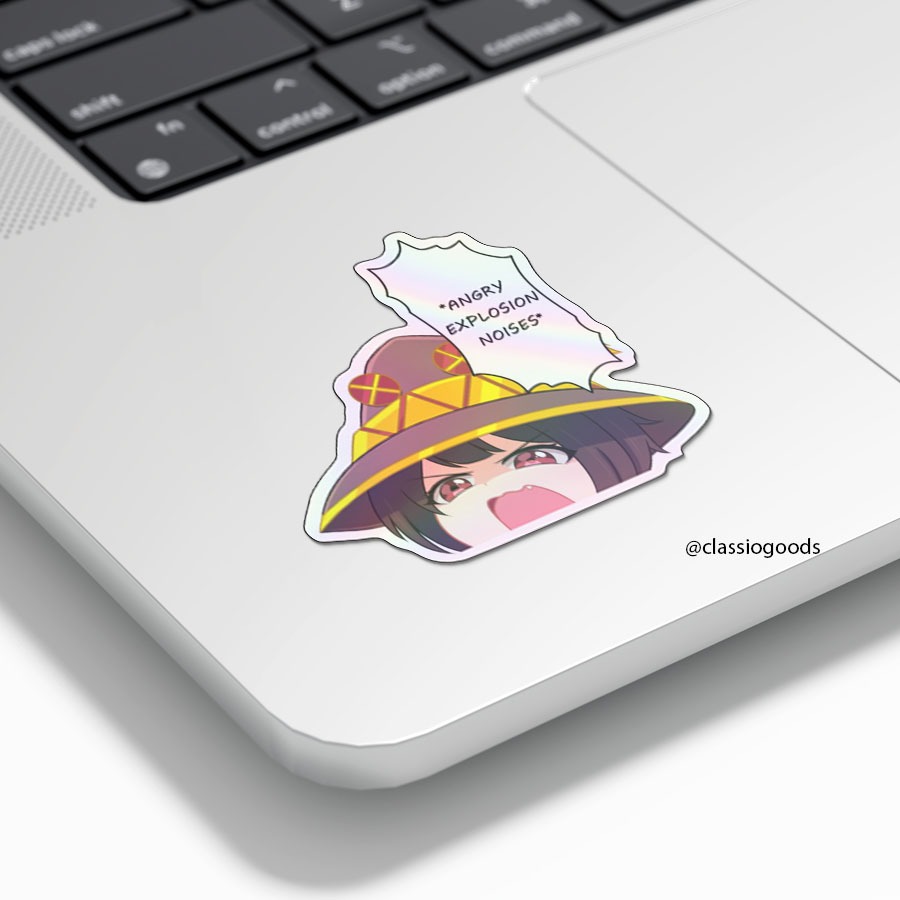 

Sticker Tempel Holograpic "Megumin Peeker