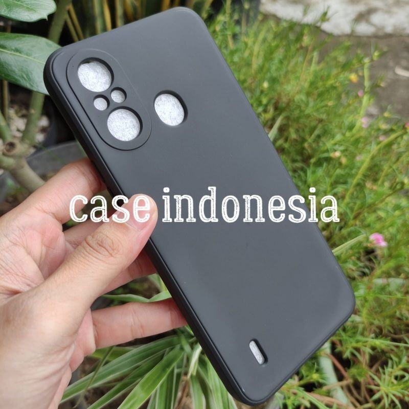 Soft Case Silikon Case Black Matte Itel A49 A611L Itel A58