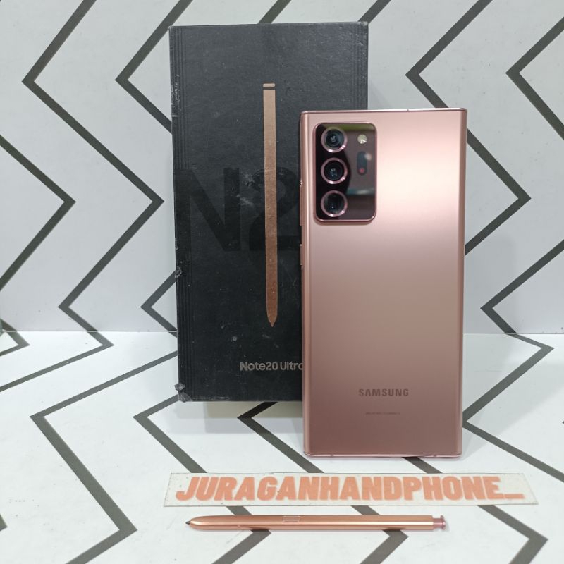 SAMSUNG NOTE 20 ULTRA 8/256GB HP SECOND BEKAS FULLSET