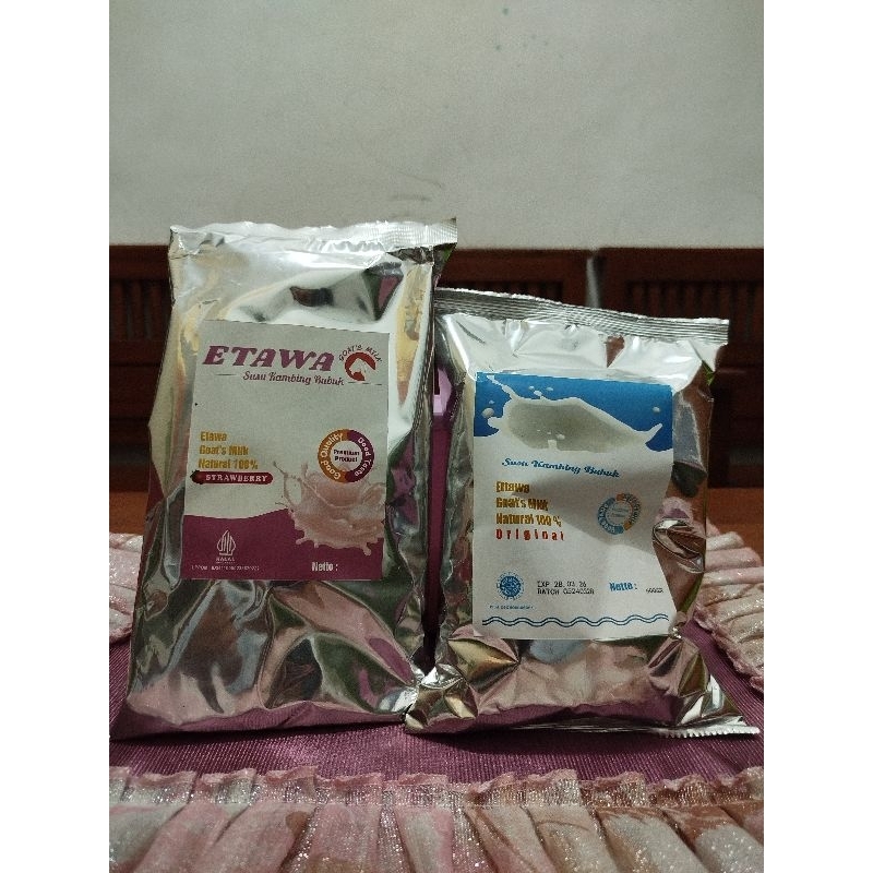 

Susu Kambing Etawa Bubuk Premium Paket Stroberi Original