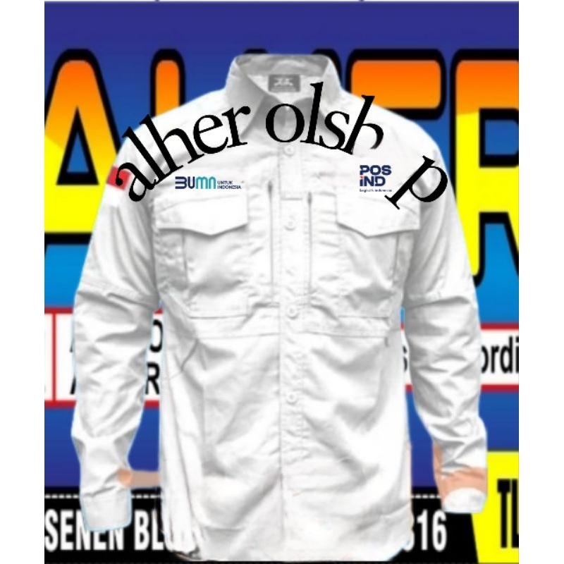 kemeja tactical pos Indonesia baju tactical pos Indonesia seragam tactical pos Indonesia Pdl pos Ind