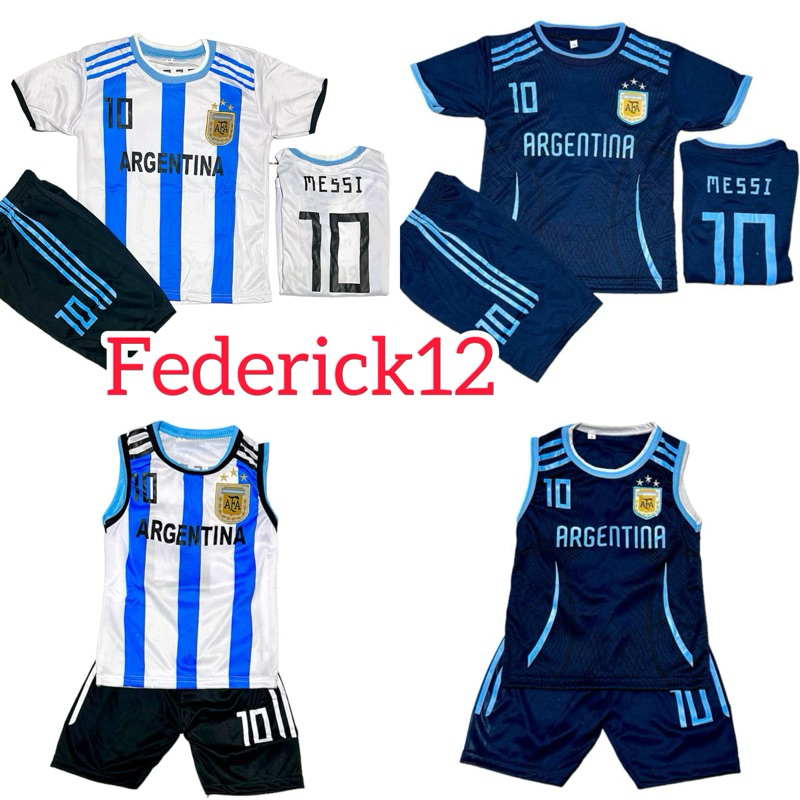 STELAN BAJU BOLA ANAK ARGENTINA TERBARU/JERSEY BAJU BOLA ANAK ARGENTINA TERMURAH