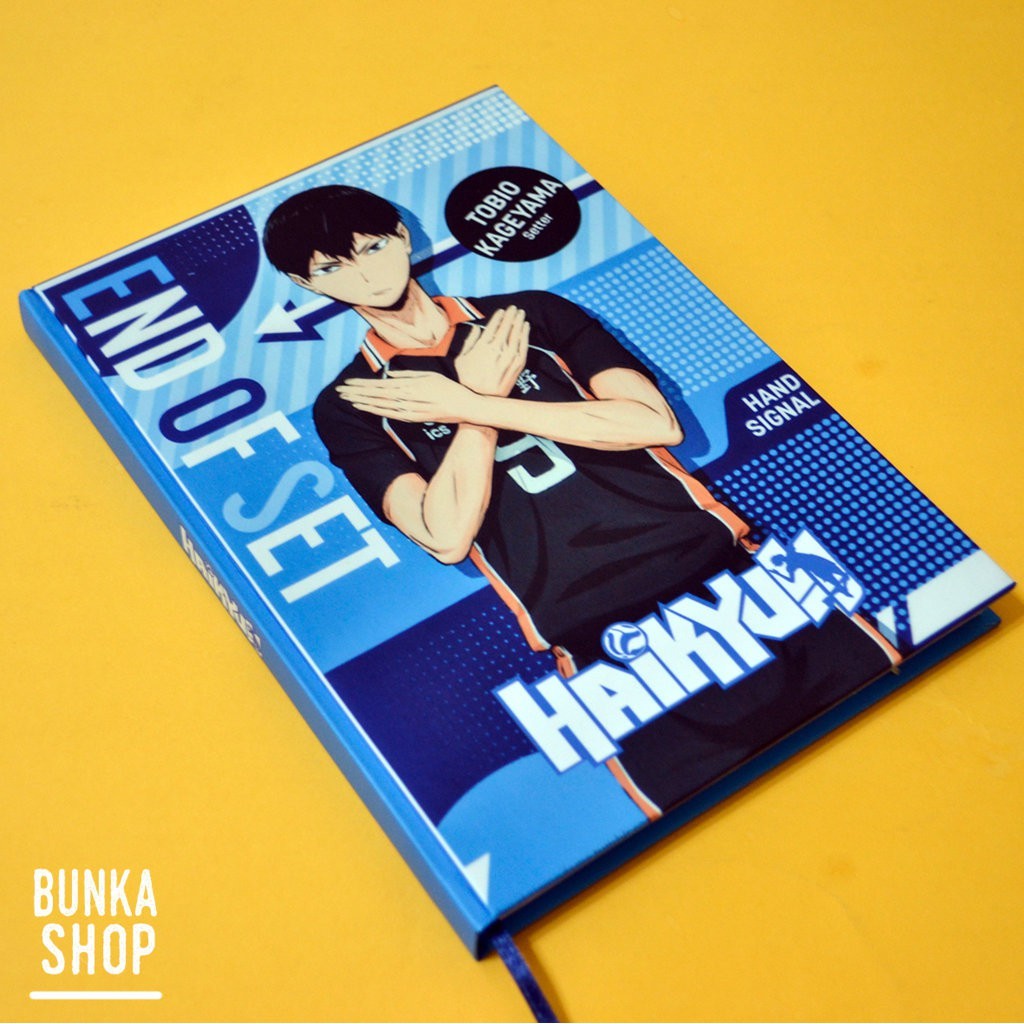 

Pocketnote Anime Haikyuu Kageyama Tobio Hardcover A6 Buku Tulis Catatan Murah