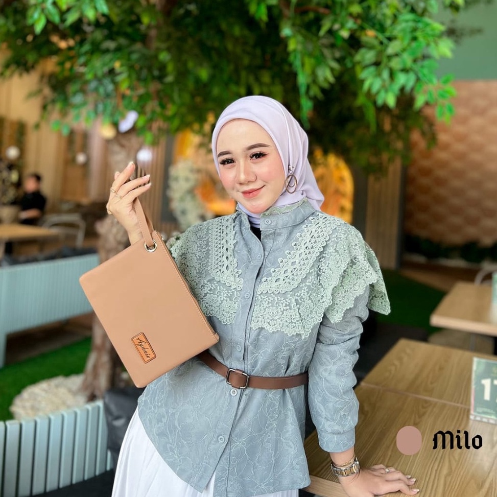 KODE B38E POUCH HAWA BY AGHNIA  HAWA  AGHNIA  TAS WANITA  DOMPET WANITA  DOMPET AGHNIA  HAWA HANDBAG