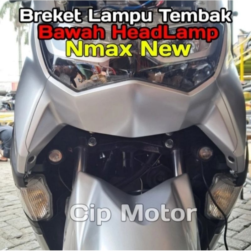 Bracket Foglamp Nmax New Dudukan Lampu Tembak D2 Leser