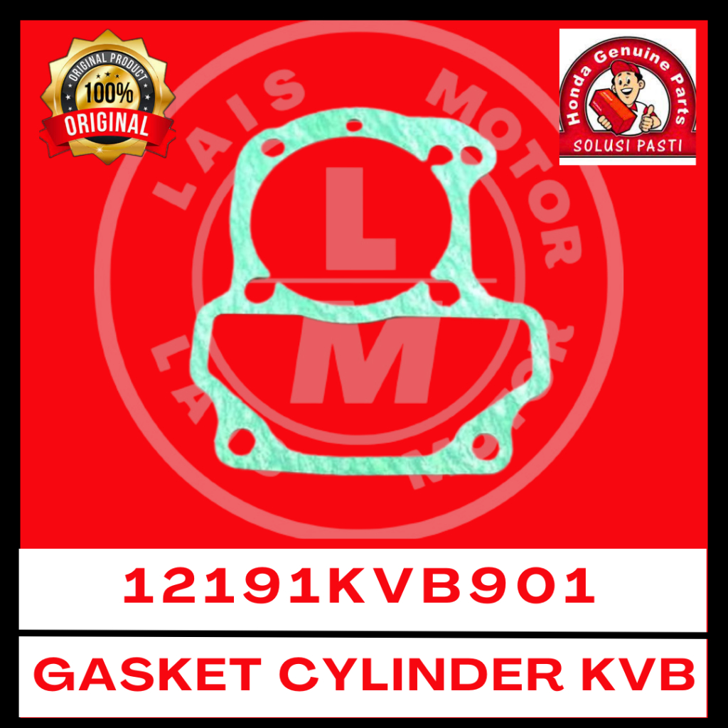 Paking Blok Cylinder KVB Vario Karbu 12191KVB901 Original AHM