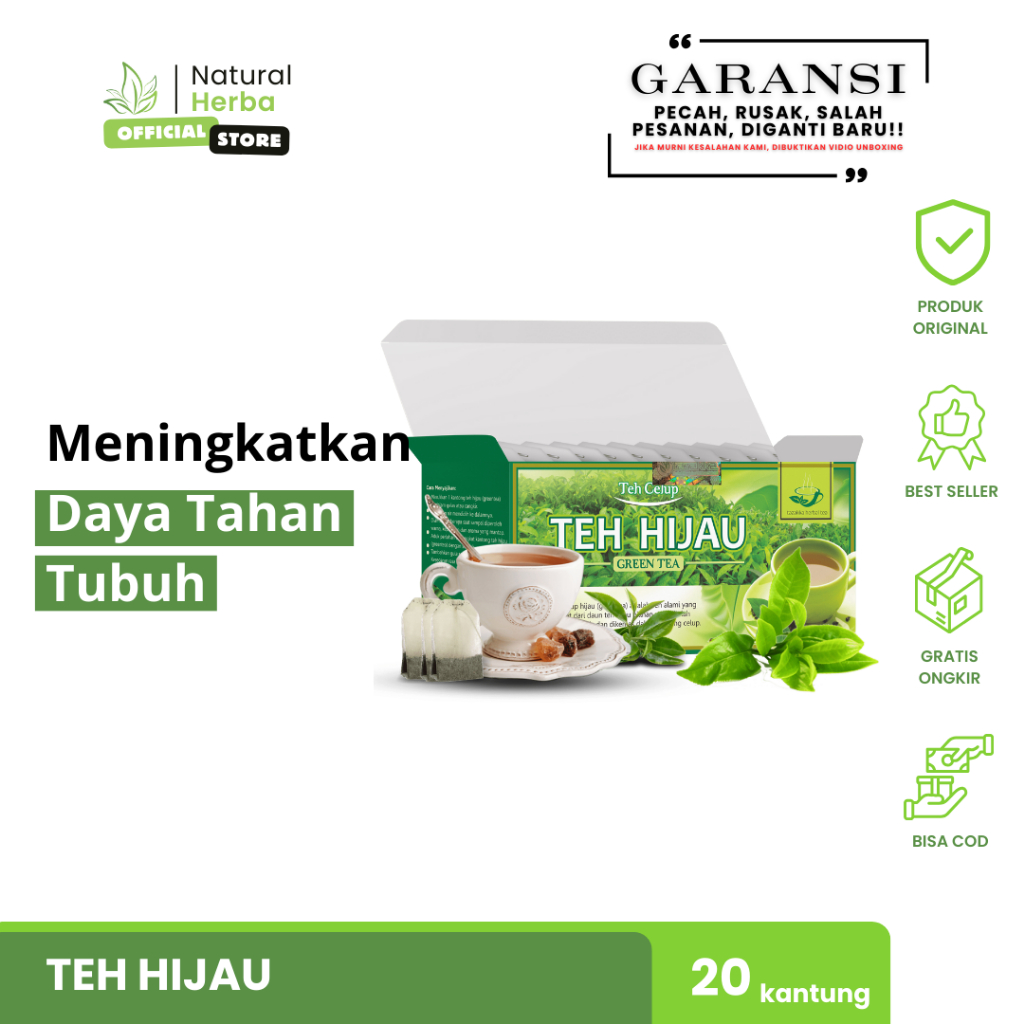 

Teh Hijau Diet Pelangsing Hilangkan Lemak Green Tea Greentea Minuman Kesehatan Detox