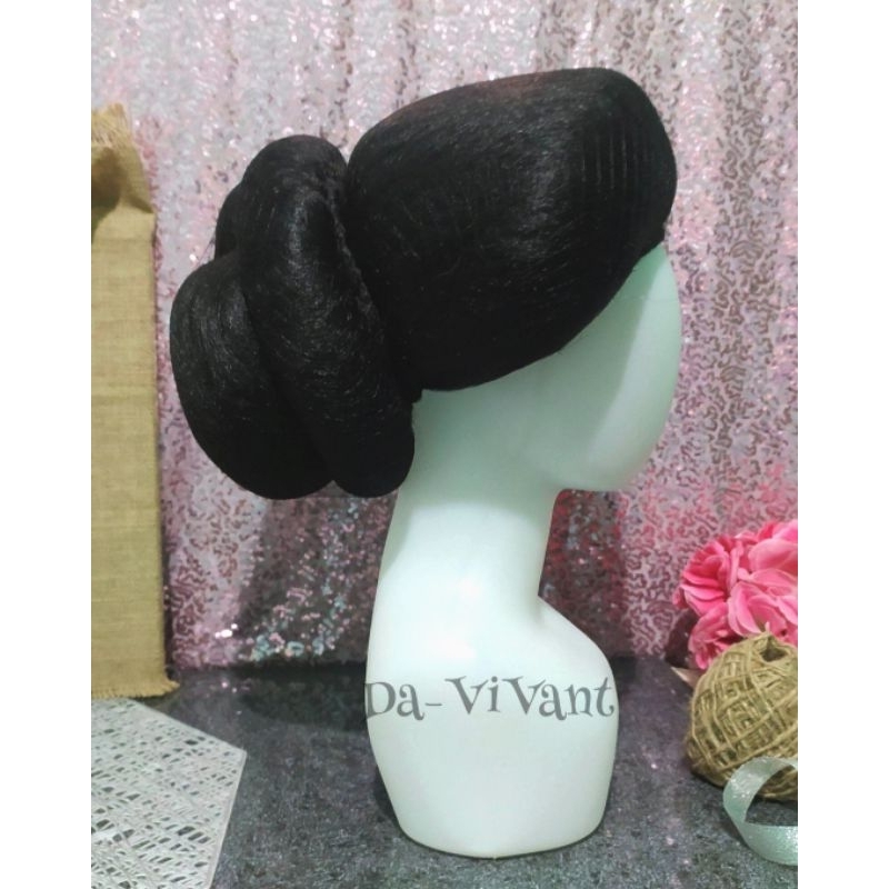 Wig Sanggul / Sanggul Wig / Sanggul Model Wig Full 1 Kepala