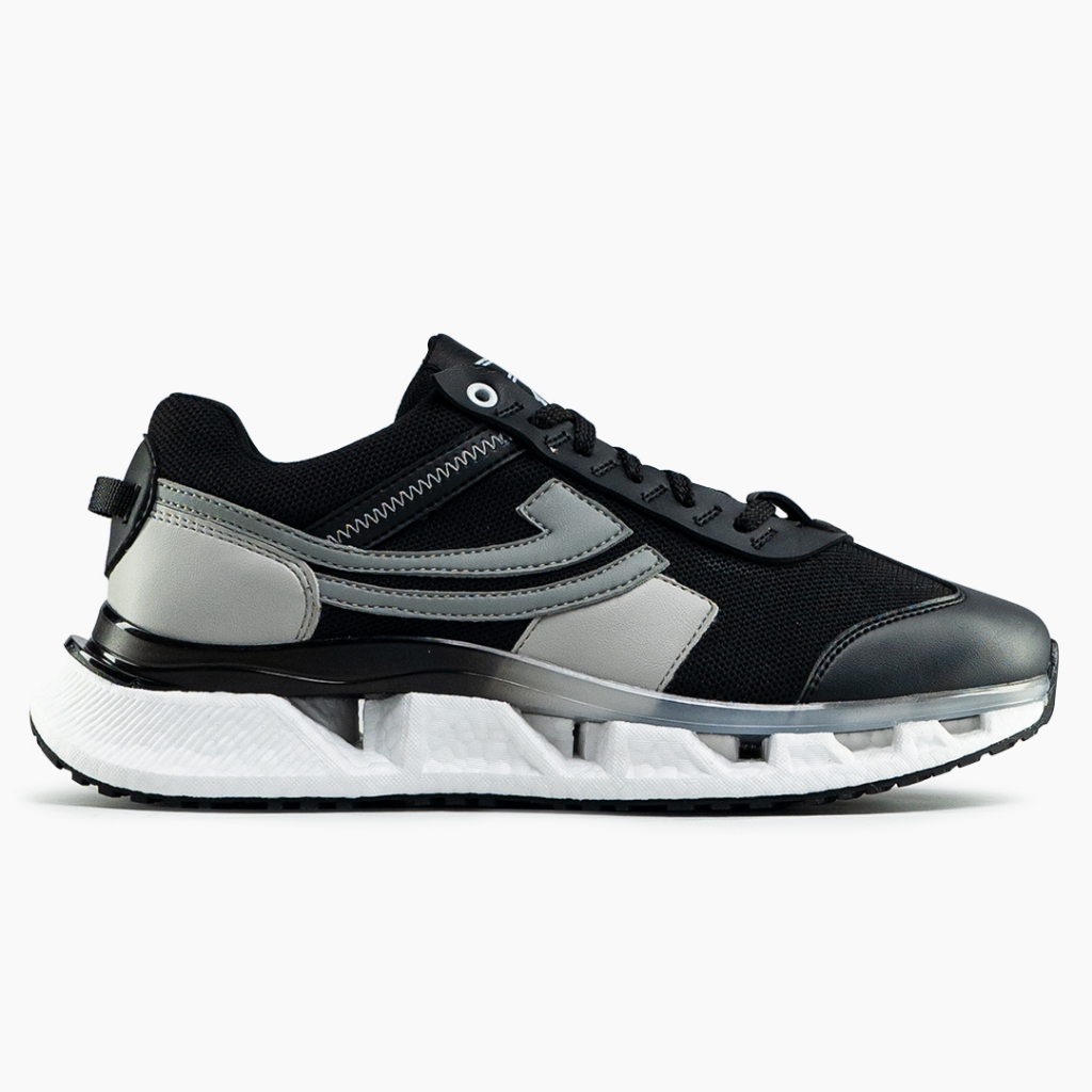 SEPATU SNEAKERS JOHNSON - WIND BLACK