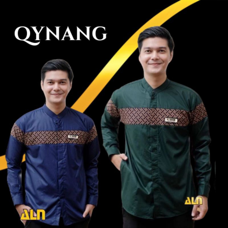 Baju Koko Pakaian Atasan Fashion Muslim Pria Laki Laki Dewasa remaja Lengan Panjang Azzahir Premium 