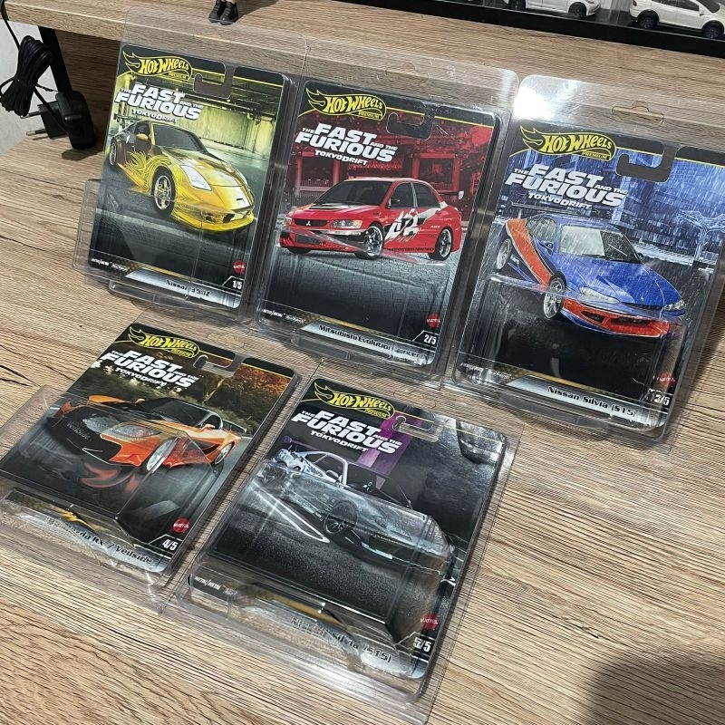 Custom Card Set Fast & Furious Tokyo Drift Hot Wheels Premium