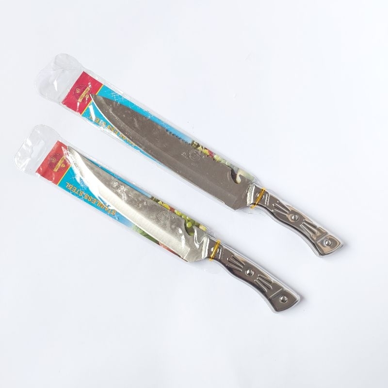 Pisau QJ stainless steel / Pisau Stainless Tajam/ INDOGLASS QJ-8 / Grosir Utensil BKT