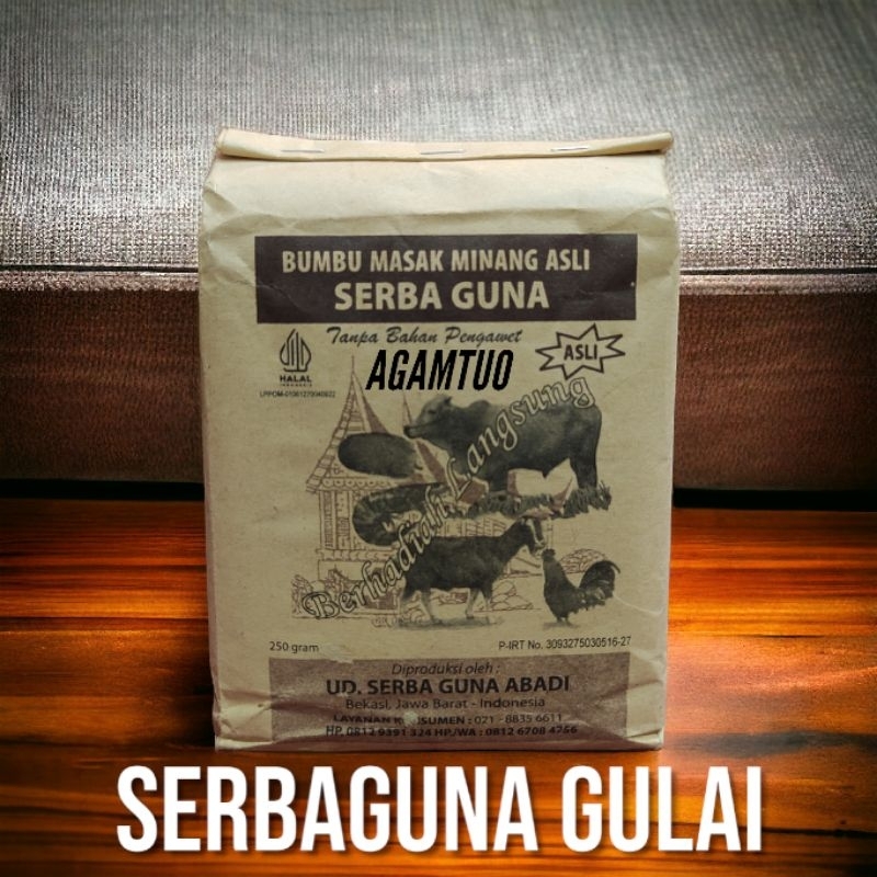 

BUMBU MINANG ASLI MEREK SERBAGUNA GULAI DAN RENDANG 250gr
