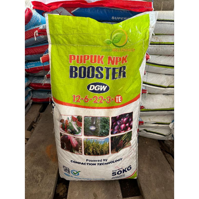 pupuk NPK BOOSTER DGW 12-6-22-3+TE