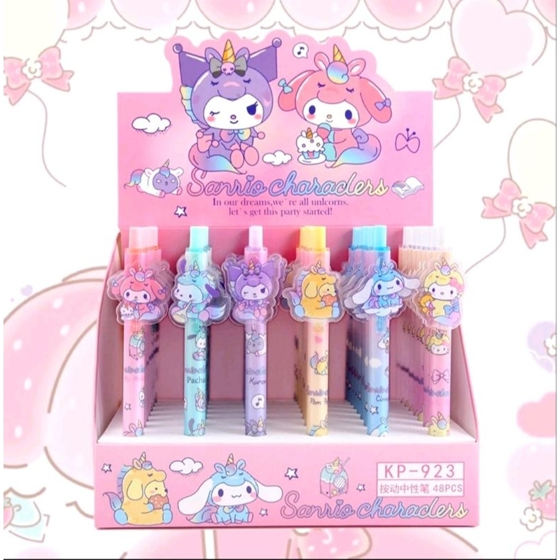

1 BOX PEN AKRILIK SANRIO CHRACLER TWO