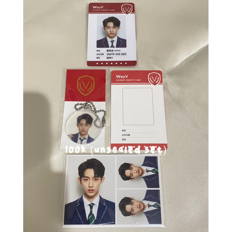 Official PC WayV NCT 127 Winwin Firetruck A, Irregular, AC + YB + Id card resonance NCT 2020, Awaken