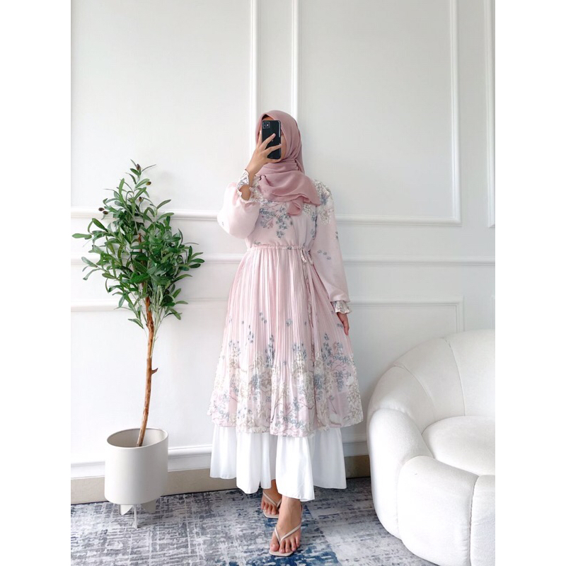 MIMOSA TUNIK CERUTI LONG TUNIK BATIK ATASAN MOTIF ABSTRAK TUNIK PANJANG LONG TUNIK WANITA TUNIK MEWA