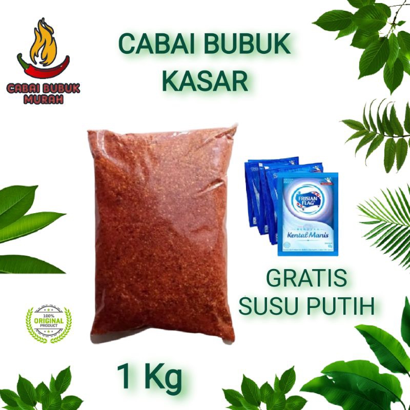 

CABAI BUBUK MURAH GILING KASAR GRATIS SUSU PUTIH