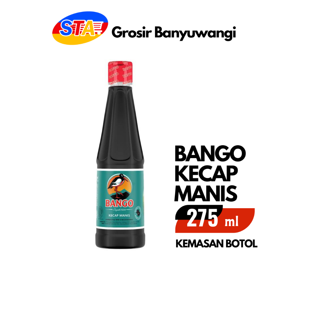 

[BWI] KECAP BANGO 275ML | KECAP MANIS BOTOL