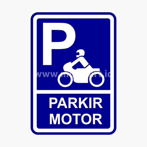 

Safety Sign Rambu K3 Petunjuk - Parkir Motor