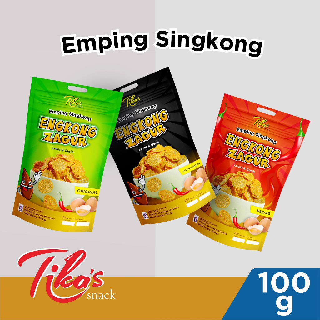 

Emping Singkong / Engkong Zagur / keripik