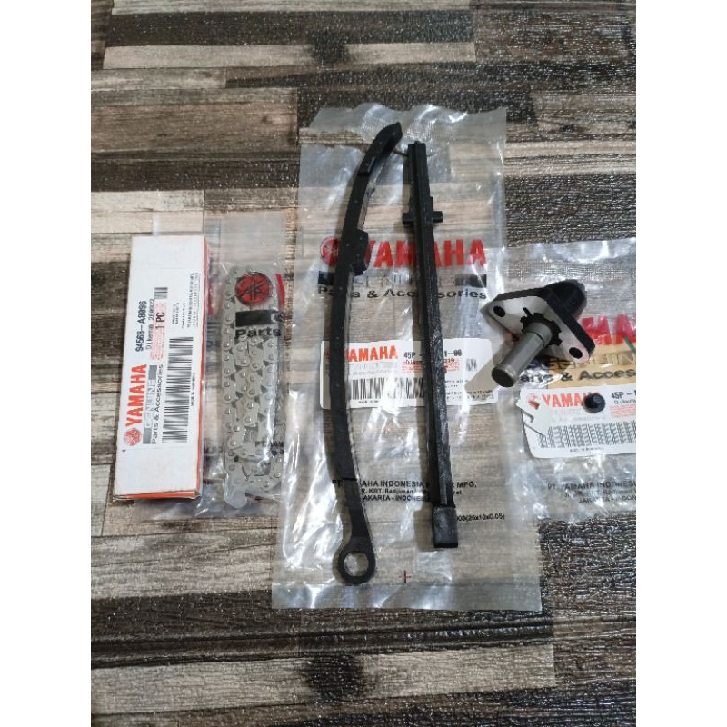Rantai keteng set lidah tensioner tonjokan keteng Yamaha Byson Byson fi(45P)